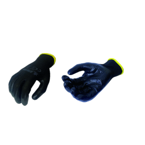 GUANTE GRIP POLIÉSTER RECUBIERTO EN NITRILO CORRUGADO CALIBRE 13 BOUYAN TALLA 8,9,10