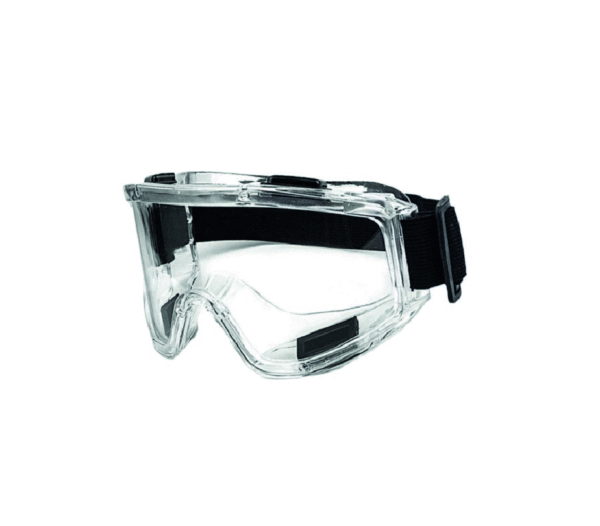 HAWK MONOLENTE POLICARBONATO CLARO, CON PROTECTOR LATERAL Y VENTILACIÓN INDIRECTA BOUYAN