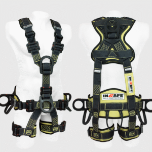 IN 8007-1ARC* Arnes insafe 5 Argollas para Rescate para Arco Eléctrico con Soporte Lumbar INSAFE