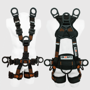 IN 8007-1D Arnes insafe 7 Argollas para Rescate y Espacios Confinados Dieléctrico con Soporte Lumbar INSAFE