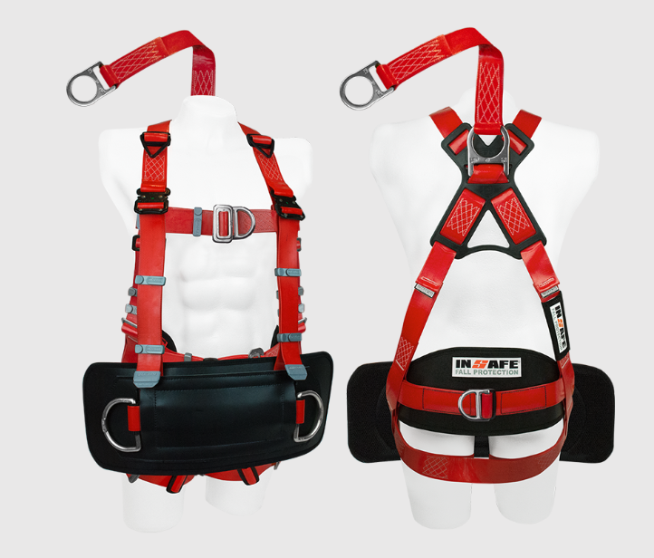 Arnes de Encuellador en Poliuretano con Herraje en Acero Inoxidable INSAFE IN-8008-1PSE