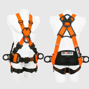 IN 8009-1M Arnes insafe 4 Argollas Dieléctrico con Soporte Lumbar INSAFE