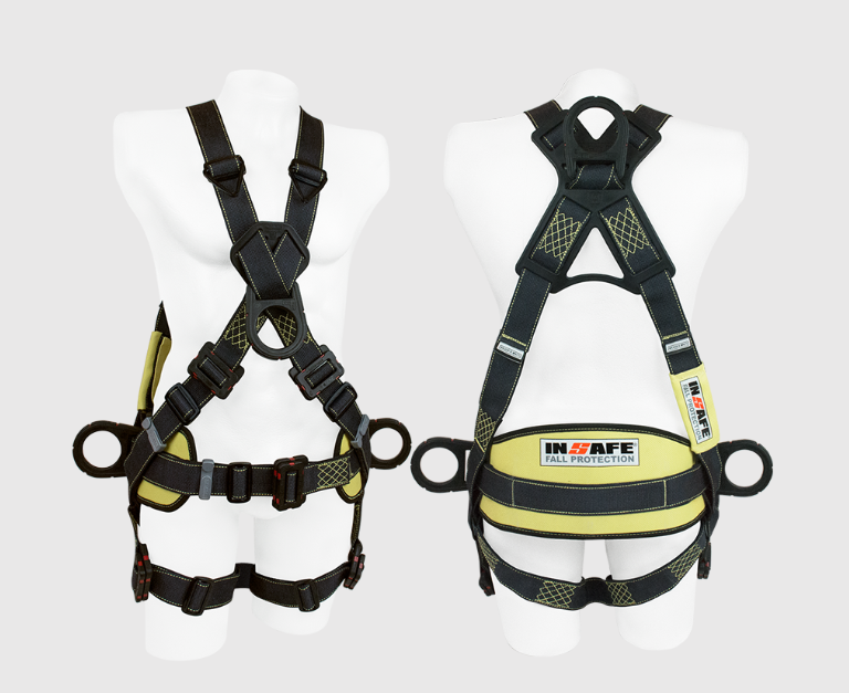 Arnes 4 Argollas para Arco Eléctrico y Soporte Lumbar INSAFE IN-8009-1M-ARC