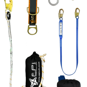 Kit Linea de Vida Epi vertical con Anclaje Epi reforzado de 13 mm con gancho de 2 ½” – 10 metros Marca EPI Referencia 50-105B13-10