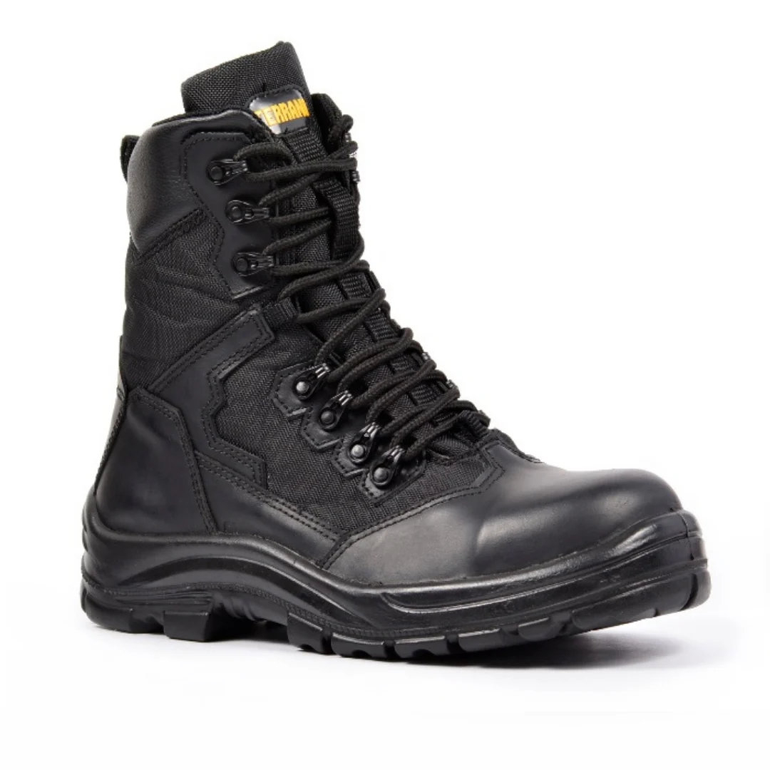 BOTAS DE SEGURIDAD  DIELECTRICA ELITE SEGURIDAD MILITAR 8 IN PLANTILLA EN POLIURETANO FORRADA TALLA 34 A 47