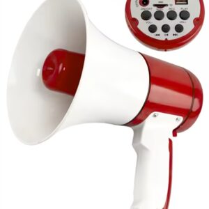 MEGAFONO CON PUERTO USB. POTENCIA DE 20 WATTS.