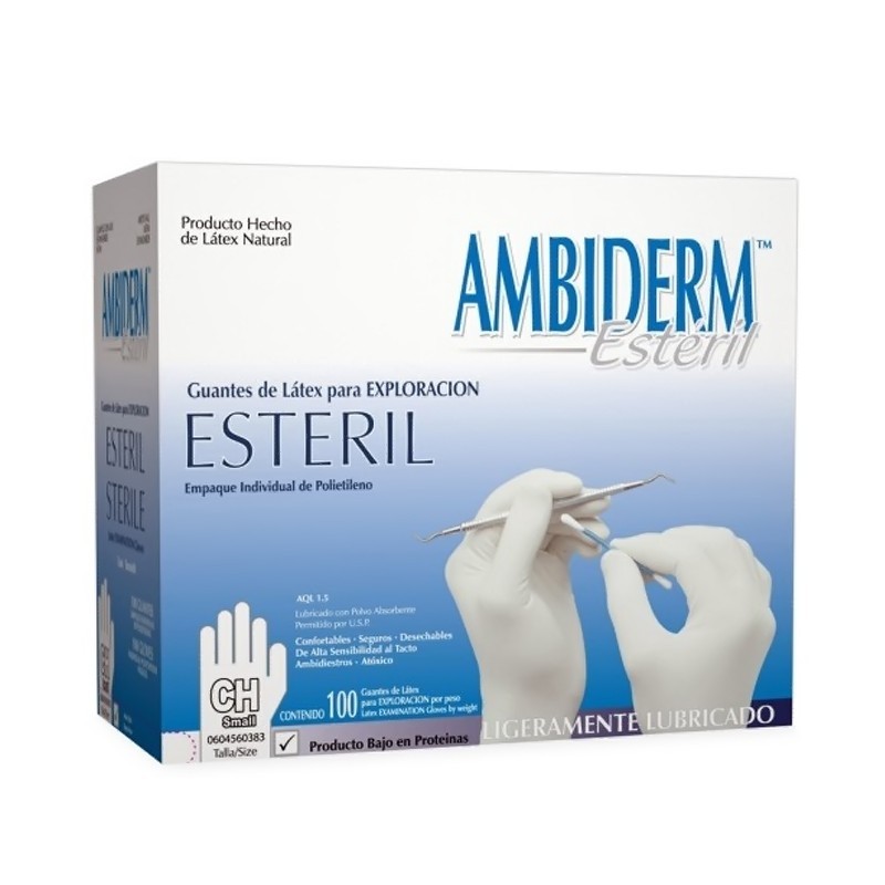 GUANTES EN LATEX ESTERIL x UDS. (PAR) – REGISTRO INVIMA