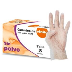 GUANTES EN VINILO TALLA L CAJA x 100 UDS. 50 PARES – REGISTRO INVIMA