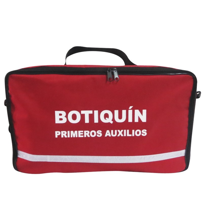 BOTIQUÍN TIPO MORRAL DE PRIMEROS AUXILIOS, INCLUYE DOTACIÓN