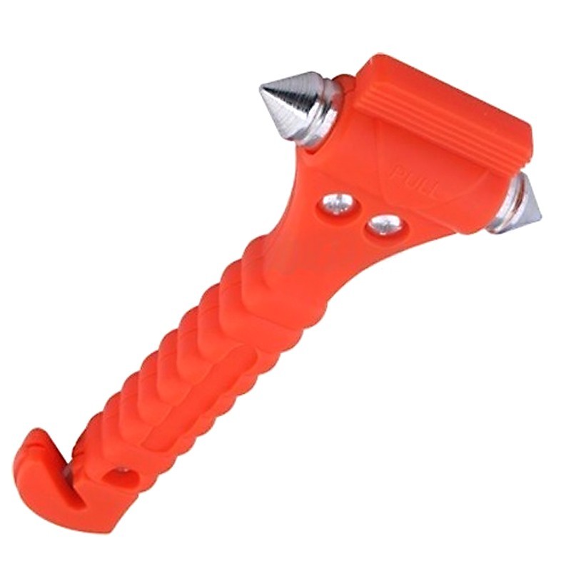 MARTILLO DE SEGURIDAD ROMPE VIDRIOS.