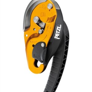 Descendedor autofrenante con función antipánico. PETZL