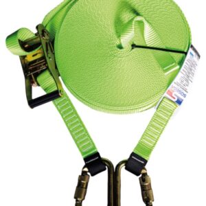 Línea de vida en reata horizontal temporal 20 metros