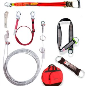 línea de vida horizontal portátil 20 metros