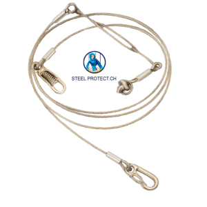 Línea de vida horizontal 33 metros fabricación especial