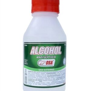 ALCOHOL x 120 ml. PRESENTACIÓN FRASCO PLÁSTICO x UNIDAD