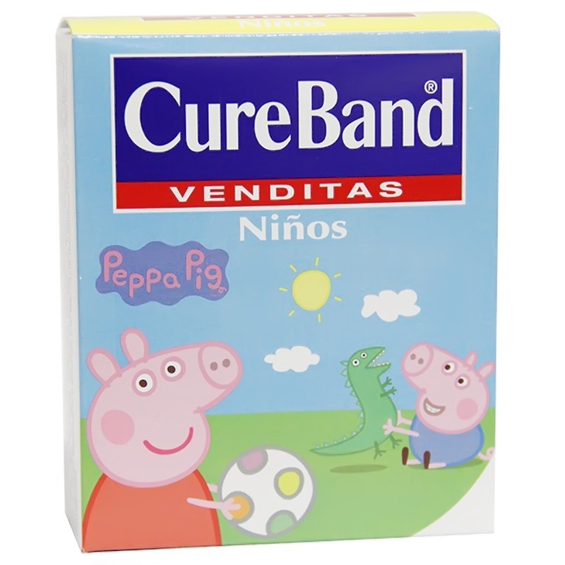 CURAS O VENDITAS ADHESIVAS PEDIÁTRICAS. CAJA x 90 UDS.