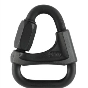 Maillon Delta en acero triangular negro P11 8BN PETZL