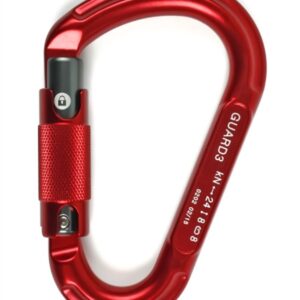 Mosquetón Triple Seguro Tipo D Asimétrico