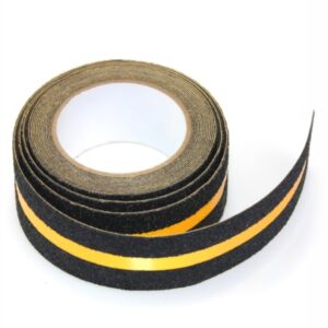 Cinta Antideslizante Reflectiva o Fotoluminiscente Amarillo-Negro