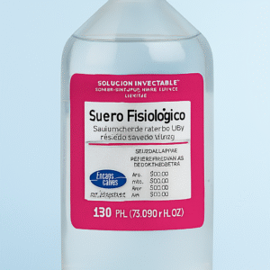 CLORURO DE SODIO AL 0,9% – FRASCO DE VIDRIO POR 500 ml UNIDAD. SOLUCIÓN OFTALMOLÓGICA.