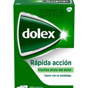 DOLEX 500 mg PRESENTACIÓN CAJA x 100 TABLETAS.