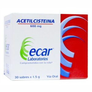 ACETILCISTEÍNA POLVO 1,5 g PRESENTACIÓN CAJA x 30 SOBRES.