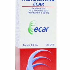 ACETILCISTEÍNA POLVO PARA RECONSTITUIR AL 2% ENV X 60 ML UNIDAD.