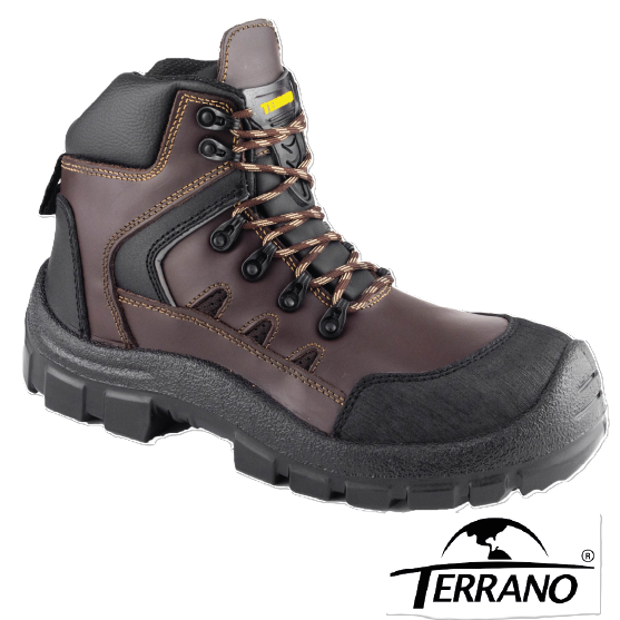 BOTAS DE SEGURIDAD  DIELECTRICA ELITE SEGURIDAD EVOLUTION GRASO CAFÉ PLANTILLA EN POLIURETANO FORRADA TALLA 35 A 46