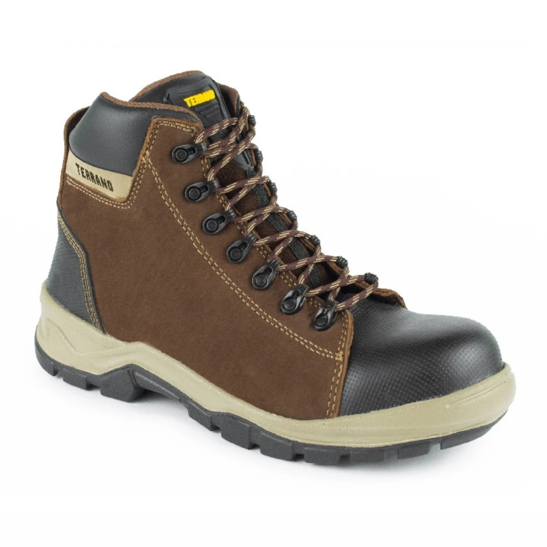 BOTAS DE SEGURIDAD  DIELECTRICA ELITE SEGURIDAD 660 GRASO CAFÉ PLANTILLA EN POLIURETANO FORRADA TALLA 35 A 46