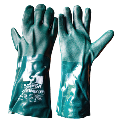 GUANTE PVC KIMIQ CORTO 14 PULGADAS MARCA SOSEGA