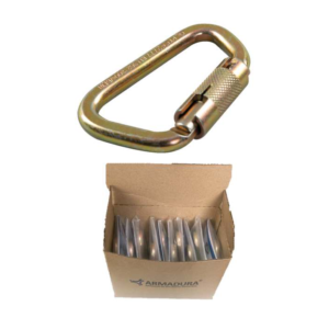 MOSQUETÓN EN ACERO CARABINERO X10 UNIDADES MARCA ARMADURA