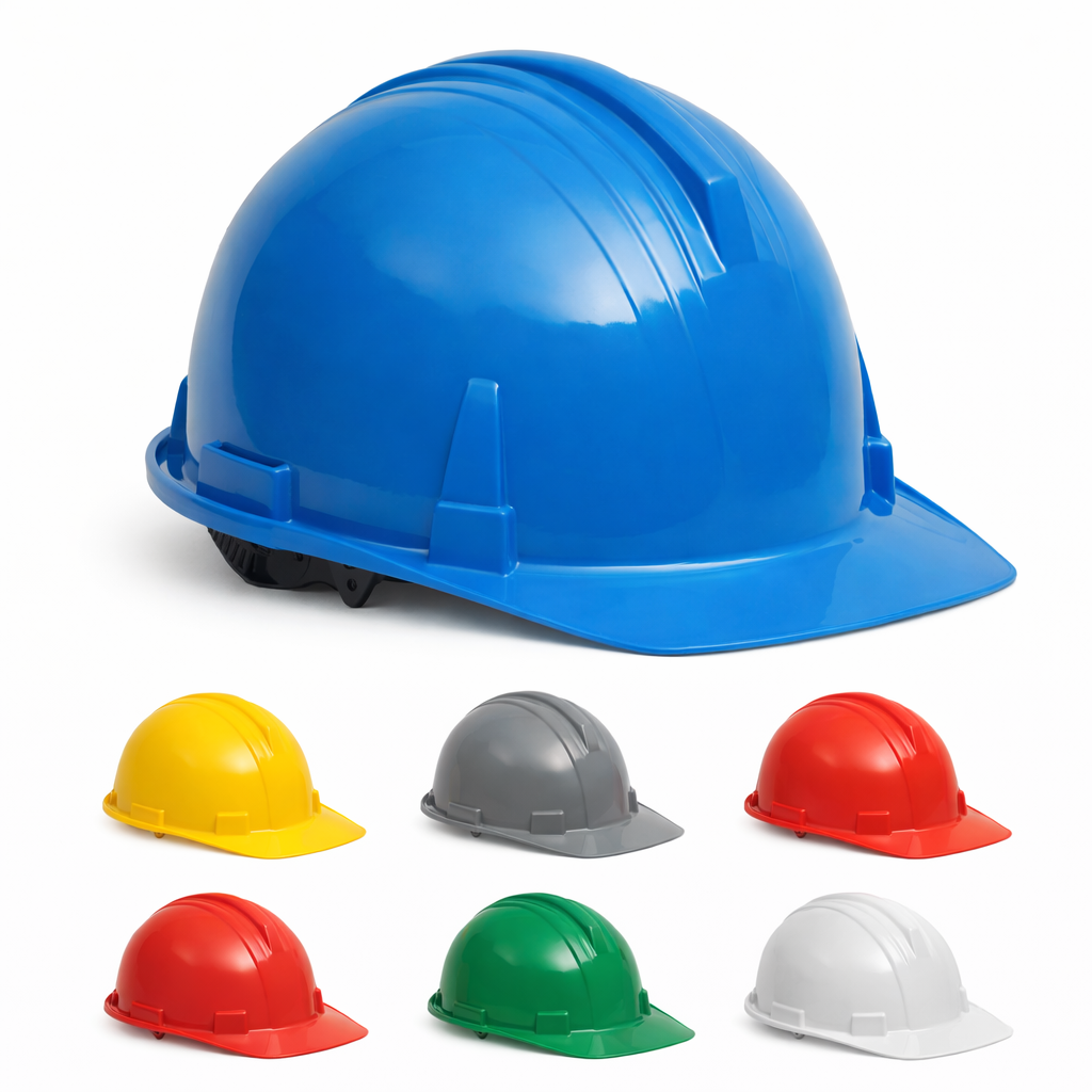 CASCO INDUSTRIAL AZUL MARCA ARMADURA