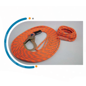 LINEA DE VIDA 10 METROS MOSQUETÓN  2 ¼ EN CUERDA 13mm MARCA ARMADURA