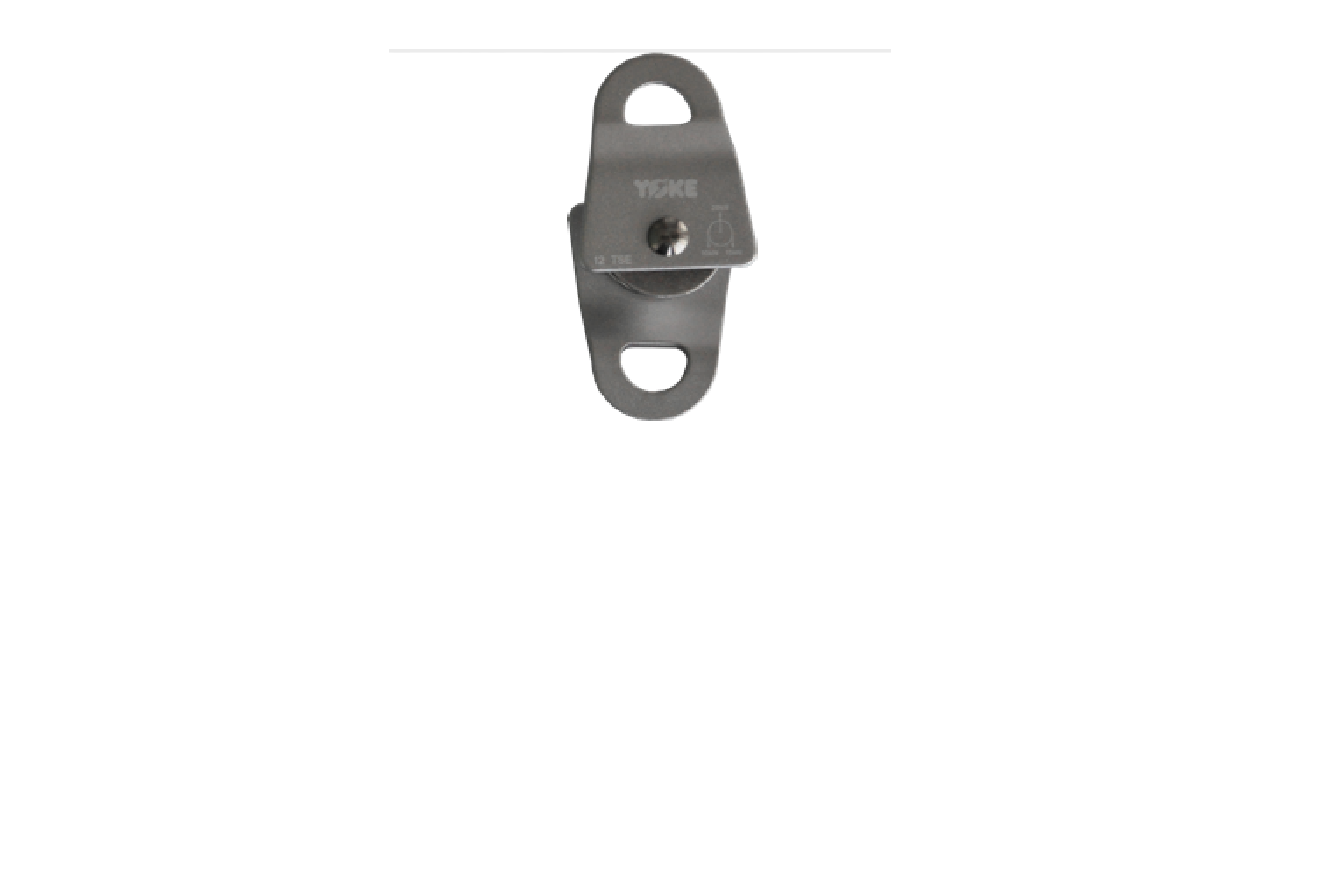POLEA ALUMINIO DOBLE GRANDE 16MM 30KN - ROJO MARCA XP
