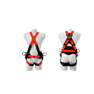 ARNÉS MULTIPROPÓSITO EN X 4 ARGOLLAS – NARANJA / NEGRO MARCA XP
