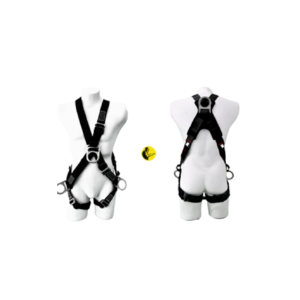 ARNÉS DE 8 PUNTOS PARA RESCATE Y DESCENSO EN HELICÓPTERO TIPO Y – NEGRO / AMARILLO FLUO MARCA XP