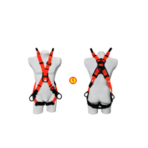 ARNÉS HD DIELÉCTRICO 4000V MULTIPROPÓSITO CON SOPORTE LUMBAR – NARANJA / NEGRO MARCA XP