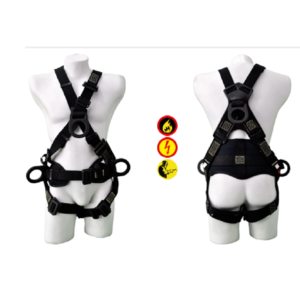 ARNÉS ARC FLASH 4000V EN X REATA NOMEX/KEVLAR – NEGRO MARCA XP