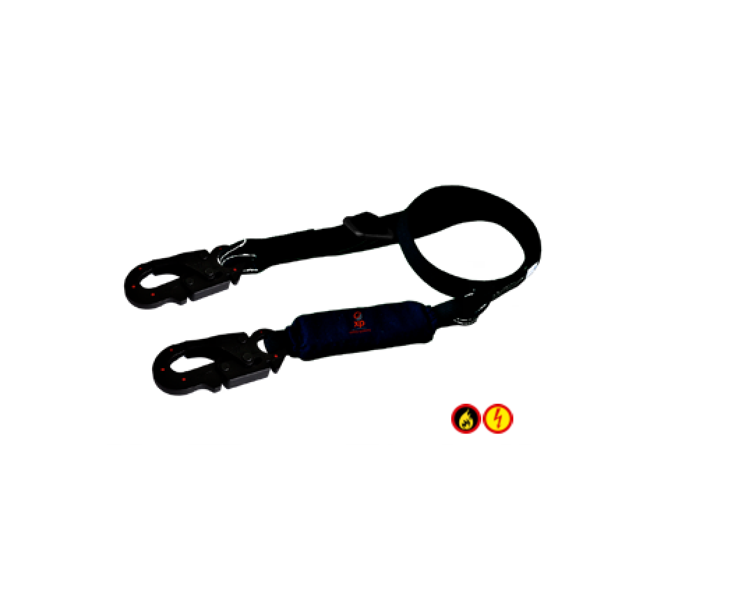 ESLINGA SENCILLA ARC FLASH EN KEVLAR/NOMEX CON ABSORBEDOR - NEGRO MARCA XP
