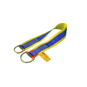 TIE OFF DE 2 ANILLOS EN ACERO 100CM – AZUL / AMARILLO MARCA XP