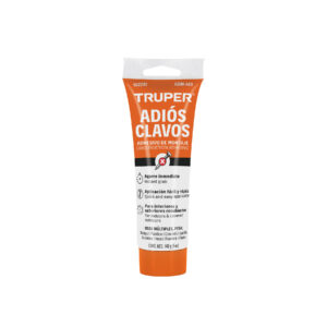 ADHESIVO DE MONTAJE ADIÓS CLAVOS, 140 G, BLANCO, TRUPER TRUPER REFERENCIA ADM-140 CODIGO: 102281
