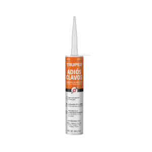 ADHESIVO DE MONTAJE ADIÓS CLAVOS, 420 G, BLANCO, TRUPER TRUPER REFERENCIA ADM-420 CODIGO: 102280