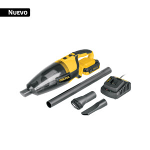 ASPIRADORA PARA AUTO, 20V, 1 BATERÍA 2AH, PRETUL PRETUL REFERENCIA ASI-20P CODIGO: 29940