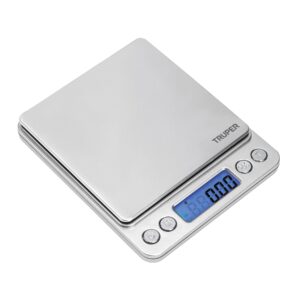 BÁSCULA ELECTRÓNICA DE PRECISIÓN, DE BOLSILLO, 500 G, TRUPER TRUPER REFERENCIA BASE-05B CODIGO: 102316