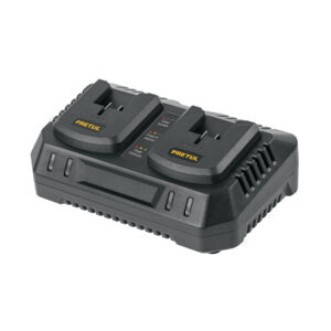CARGADOR DUAL DE BATERÍAS DE ION LITIO 20 V, PRETUL PRETUL REFERENCIA CARD-20P CODIGO: 29919