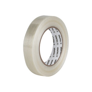 CINTA EMBALAJE CON FILAMENTOS, 24 MM X 50 M, TRANSPARENTE TRUPER REFERENCIA CFI-24 CODIGO: 103029