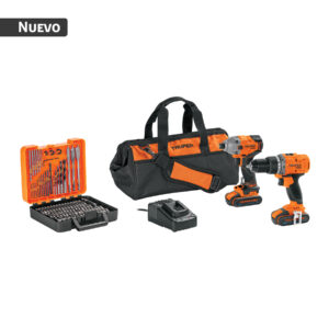 COMBO TALADRO PERCUTOR/DESTORNILLADOR IMPACTO, 20V, PRO TRUPER REFERENCIA COMBO-20A2 CODIGO: 103392