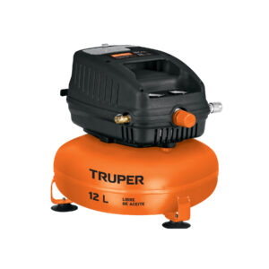 COMPRESOR LIBRE DE ACEITE, 12L, 1HP, 127V, TRUPER TRUPER REFERENCIA COMP-12S CODIGO: 13824