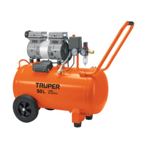 COMPRESOR DE AIRE, SILENCIOSO LIBRE DE ACEITE, 50 L, 2 HP TRUPER REFERENCIA COMP-50Q CODIGO: 102959