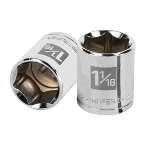 DADO CUADRO 1/2″ HEXAGONAL STD TRUPER REFERENCIA D-1234-H CODIGO: 13241